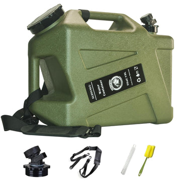 SLOYUNLU 5-gallon jug with spigot for quick outdoor water pouring.