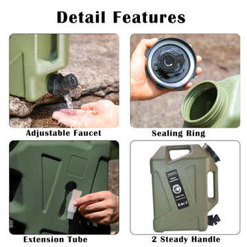SLOYUNLU leak-proof cap keeps water secure during transport and movement.