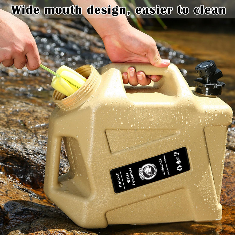 SLOYUNLU portable water container with shoulder strap for easy carrying.