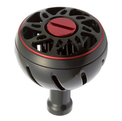 SLPWORKS DAIWA handle knob front view shows rugged aluminum build for electric reels