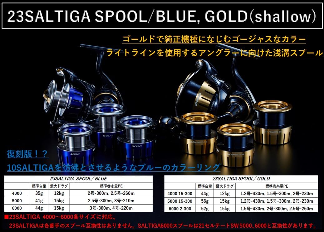 SLP Works Daiwa Saltiga 5000 spool drag area highlights enhanced adjustment options