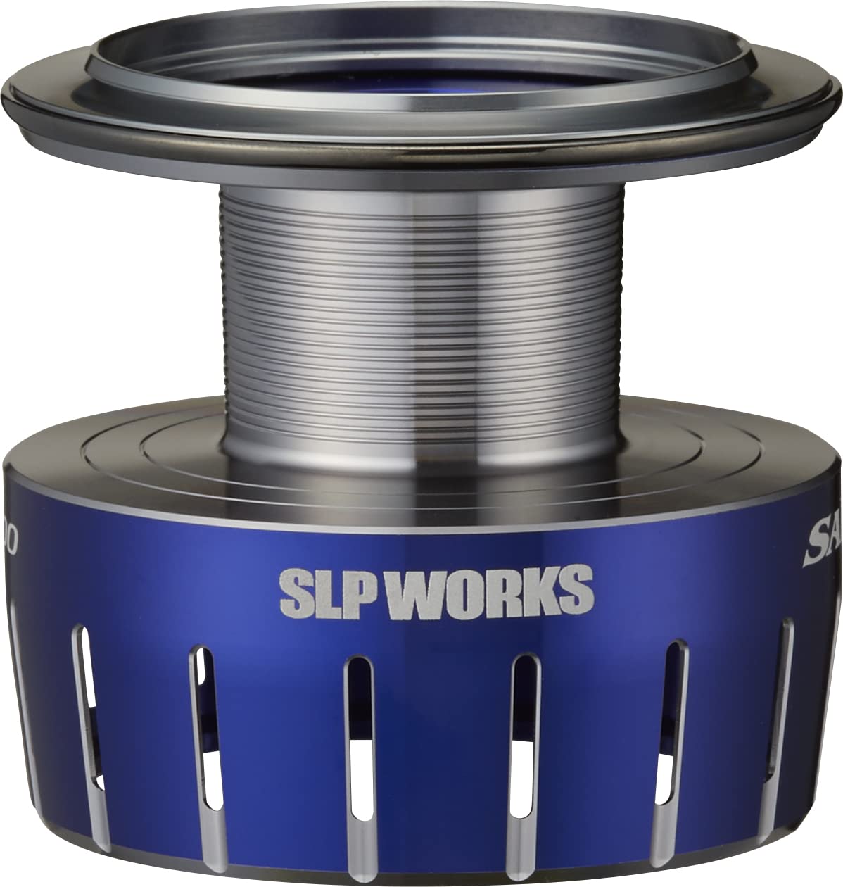 SLPWORKS Daiwa Saltiga Blue 6000 spool, front view, ideal for replacement use