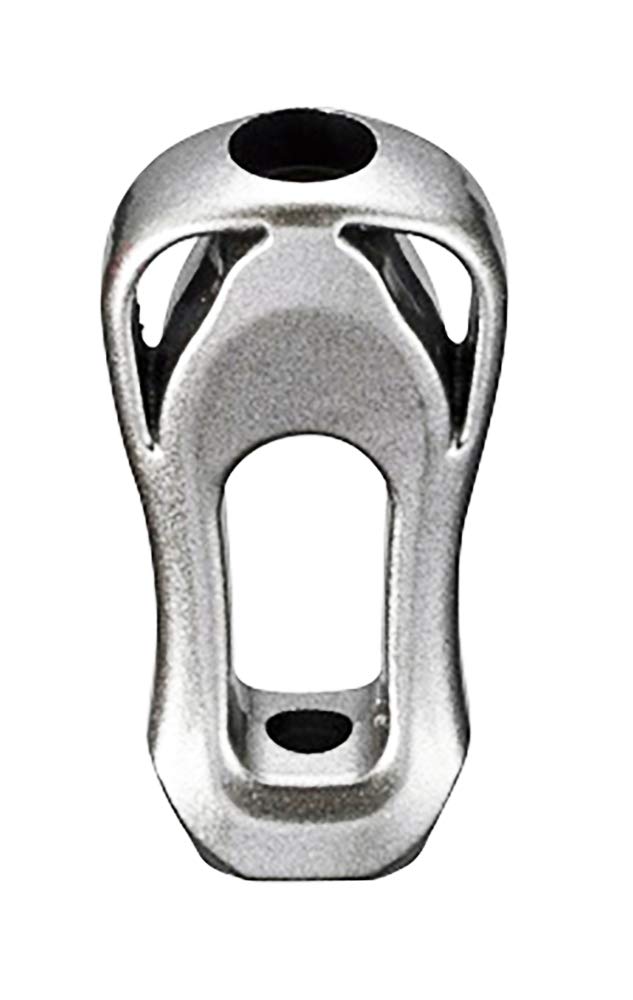 SLPWORKS Zion knob on a Daiwa reel enhances lightweight precision and grip.