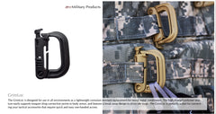 SLSWHLX GrimLOC in black highlights lightweight, corrosion-resistant polymer construction.