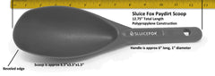 Sluice Fox compact scoop area ideal for transferring pay dirt