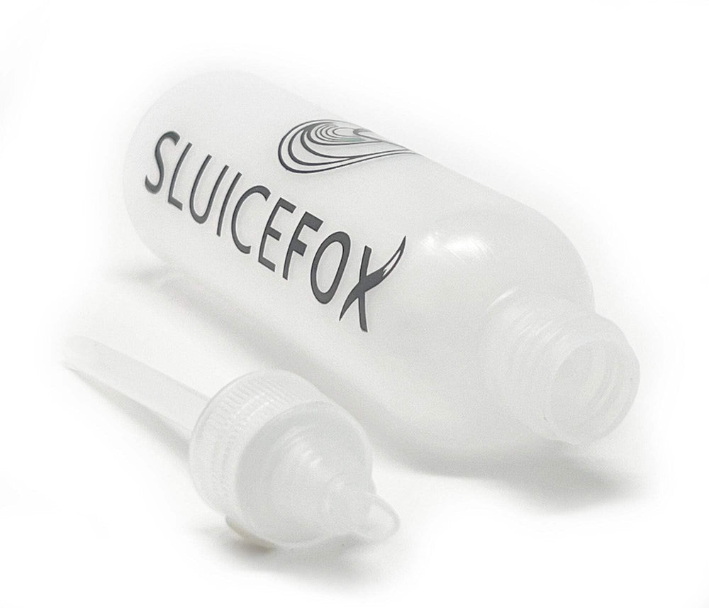 USA-assembled Sluice Fox Snifter Bottle for reliability