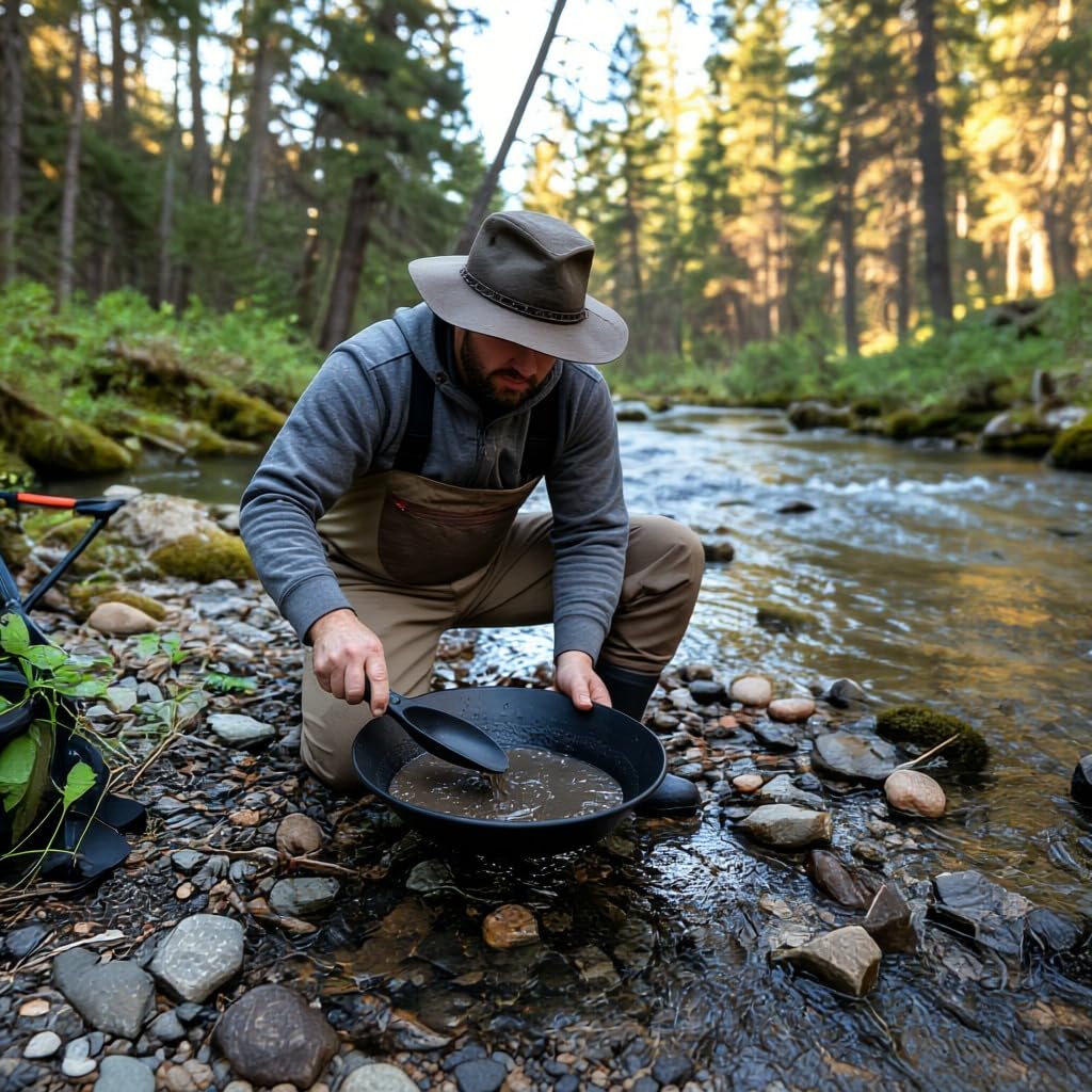 Sluice Fox easy transfer of pay dirt to pan, bucket, or sluice