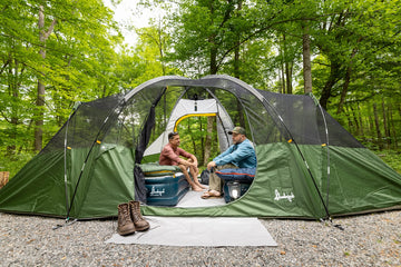 Slumberjack Aspen Grove E-Port enables inside-tent power access