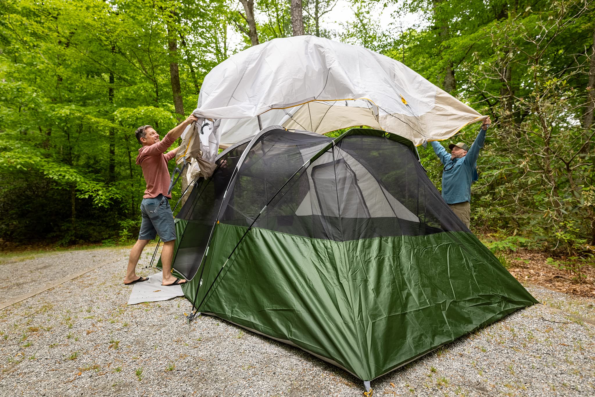 Slumberjack Aspen Grove mesh roof view ideal for stargazing