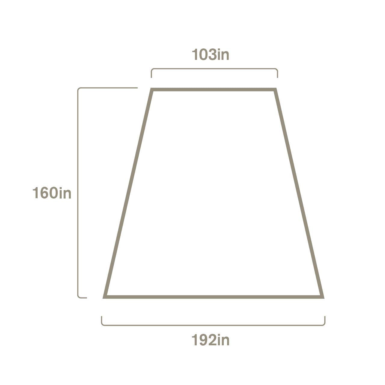 Slumberjack Roadhouse Tarp 68D polyester fabric offers weather resistance and light weight.