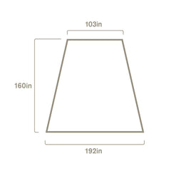 Slumberjack Roadhouse Tarp 68D polyester fabric offers weather resistance and light weight.