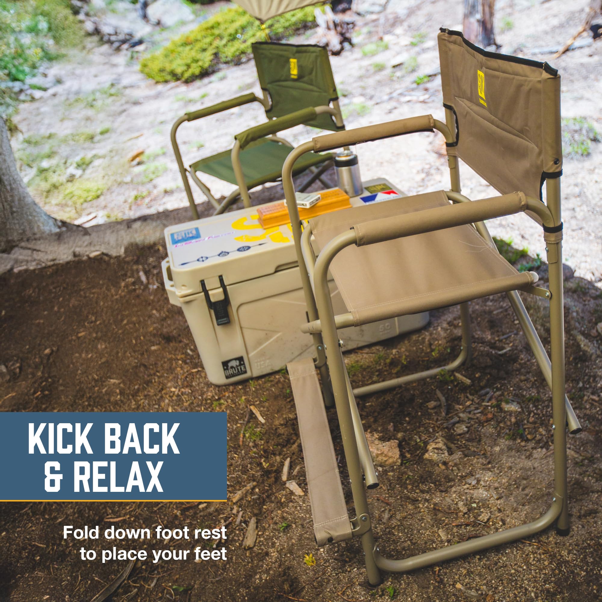 Slumberjack SJK Big Steel Chair featuring rugged 600D fabric.
