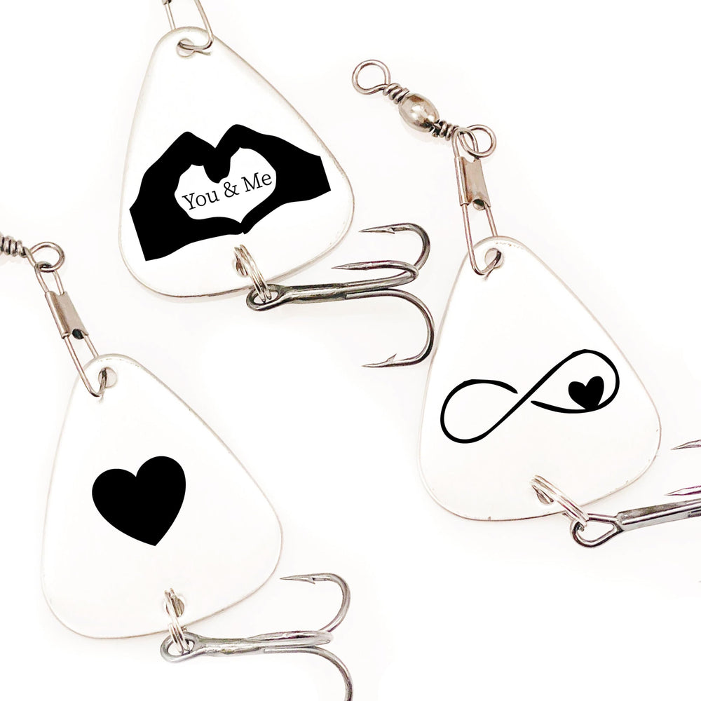 SM Design Best Catch Ever keepsake pendant in stainless steel for lasting romance