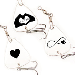 SM Design Best Catch Ever keepsake pendant in stainless steel for lasting romance