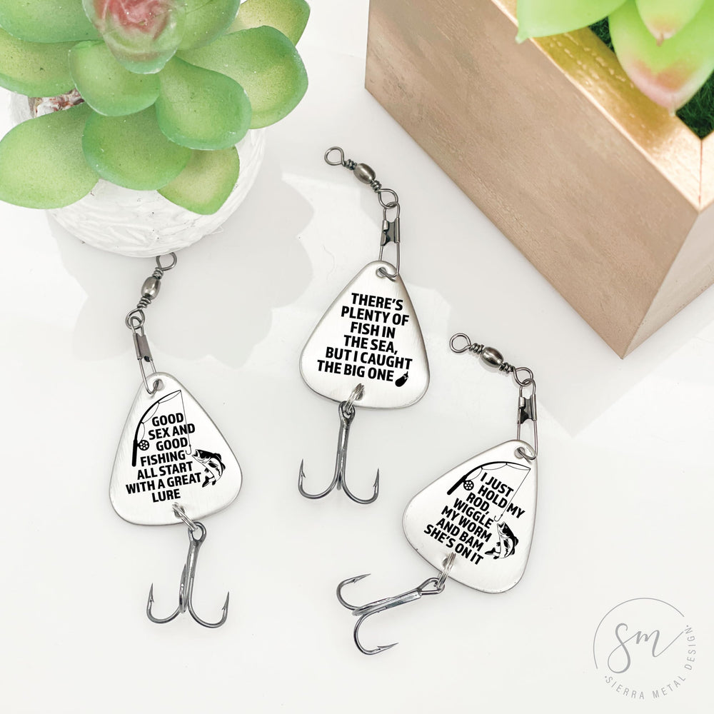 SM Design funny fishing lure set image2, bold design lures ideal for tackle box humor.