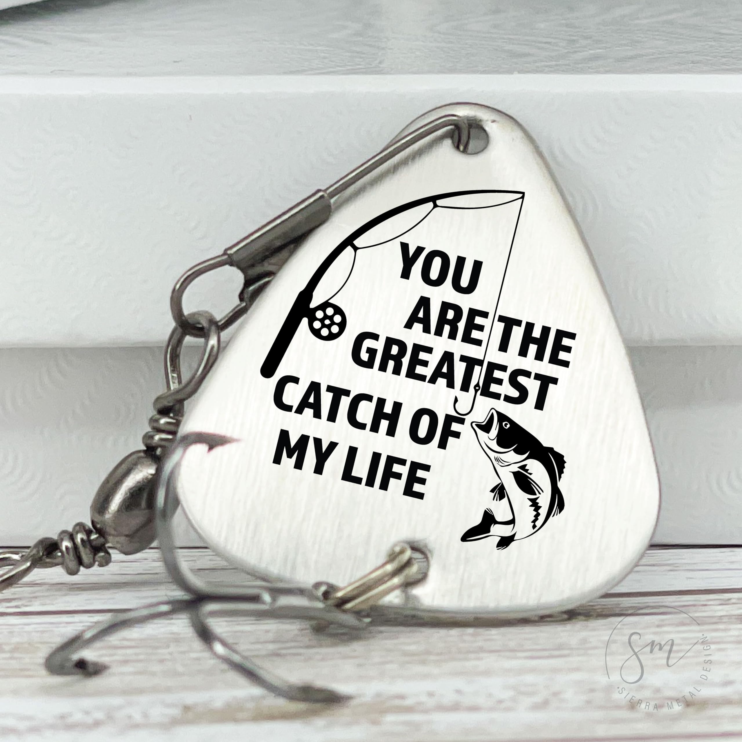 SM Design greatest catch theme lure conveys heartfelt sentiment