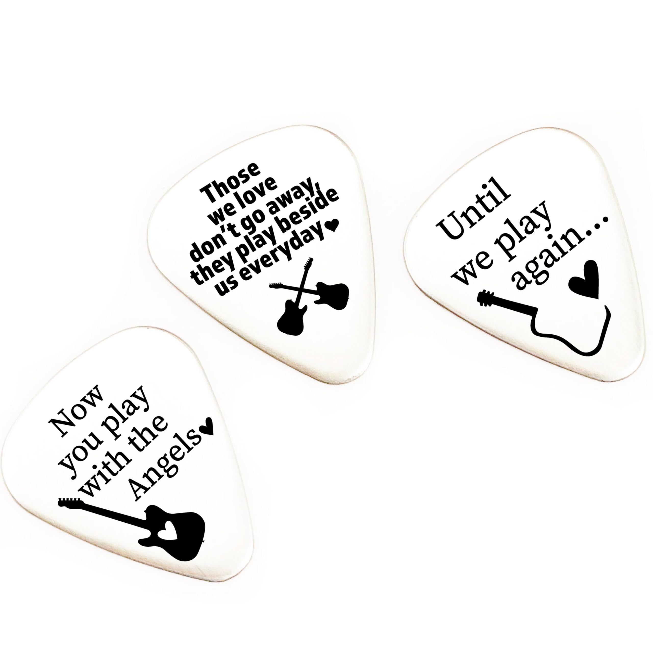 SM Design Remembrance guitar-pick set, a portable memory keepsake for loved ones