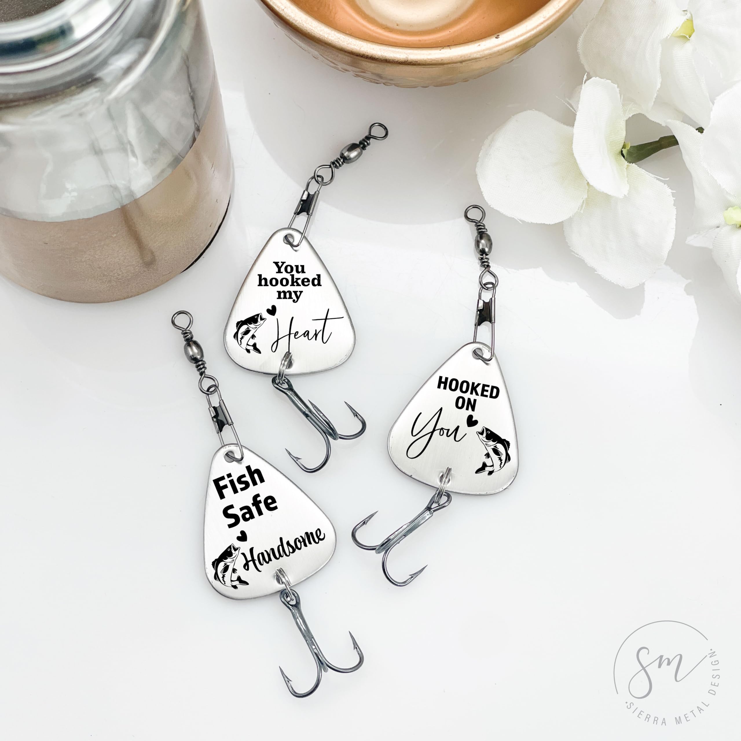 SM Design stainless steel keepsake image emphasizes durability for daily wear