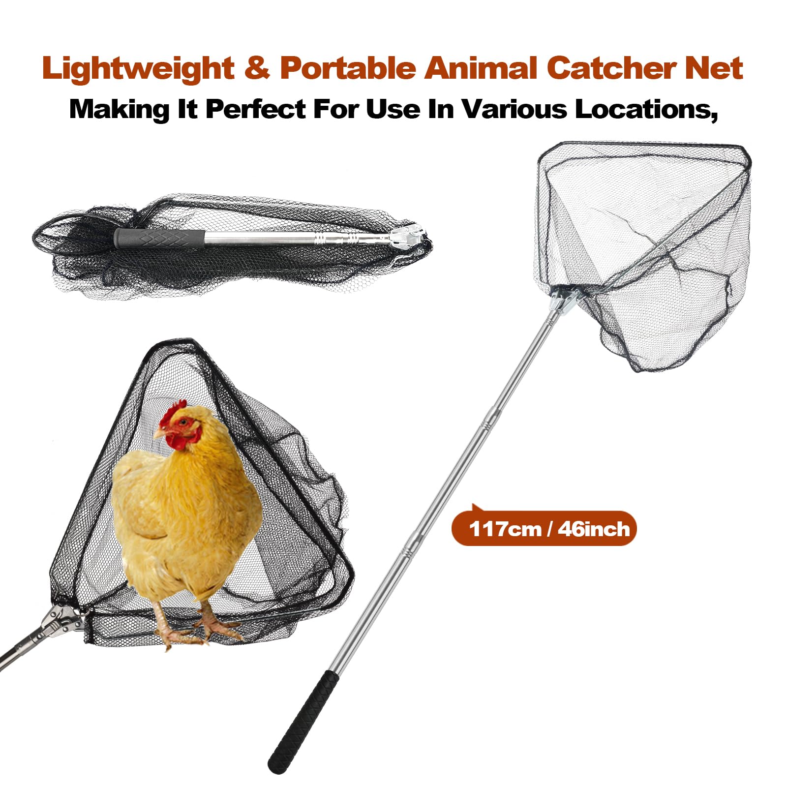 Smarkey pet catcher net for dogs, cats, and small animals