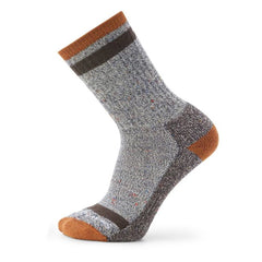 Smartwool Larimer Crew Socks Acorn M with cushioned sole for long-lasting support.