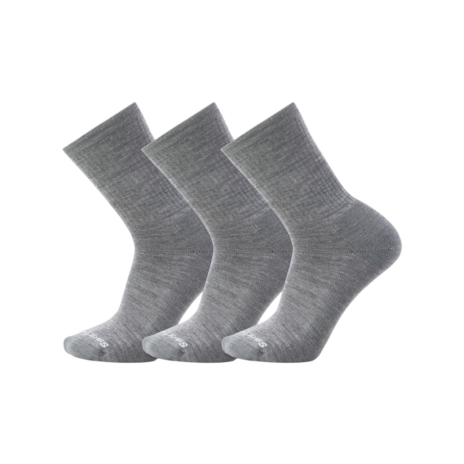 Smartwool Everyday Light Cushion Merino Crew Socks on-foot image offers breathable comfort for daily wear.