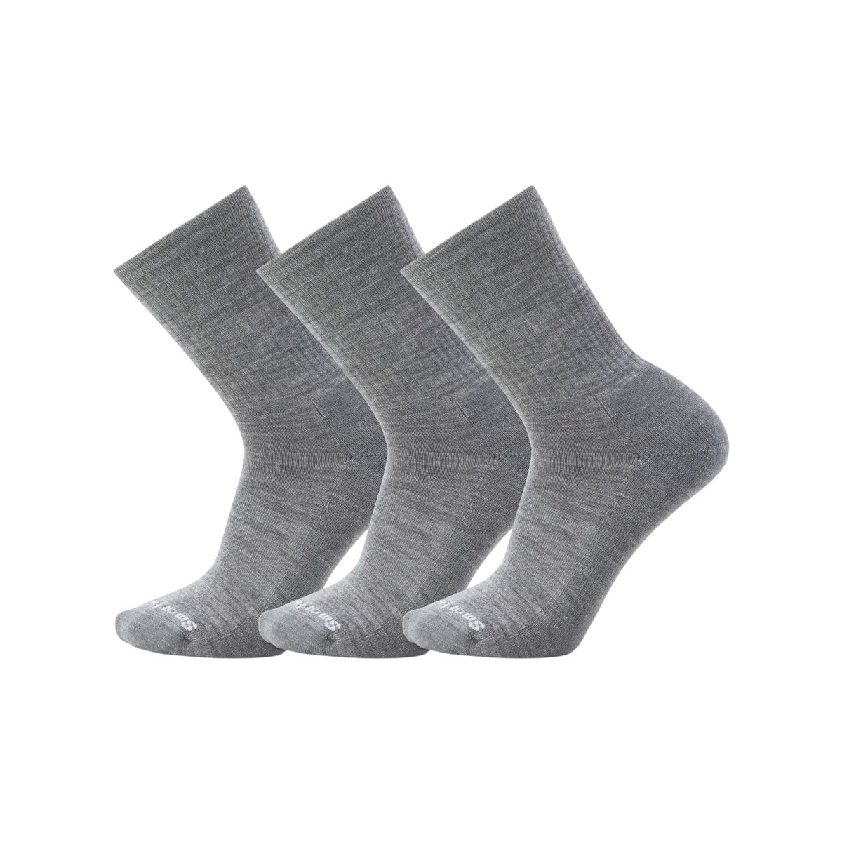 Smartwool Everyday Light Cushion Merino Crew Socks on-foot image offers breathable comfort for daily wear.