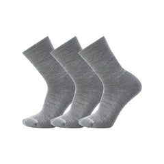Smartwool Everyday Light Cushion Merino Crew Socks on-foot image offers breathable comfort for daily wear.