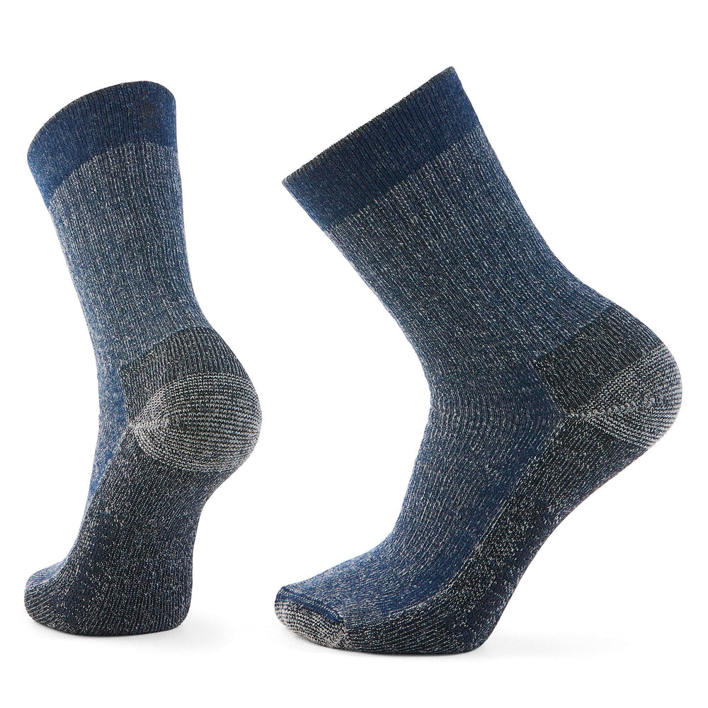 Smartwool Hike Classic Edition Full Cushion 2nd Cut Crew sock front view in Deep Navy for hiking comfort