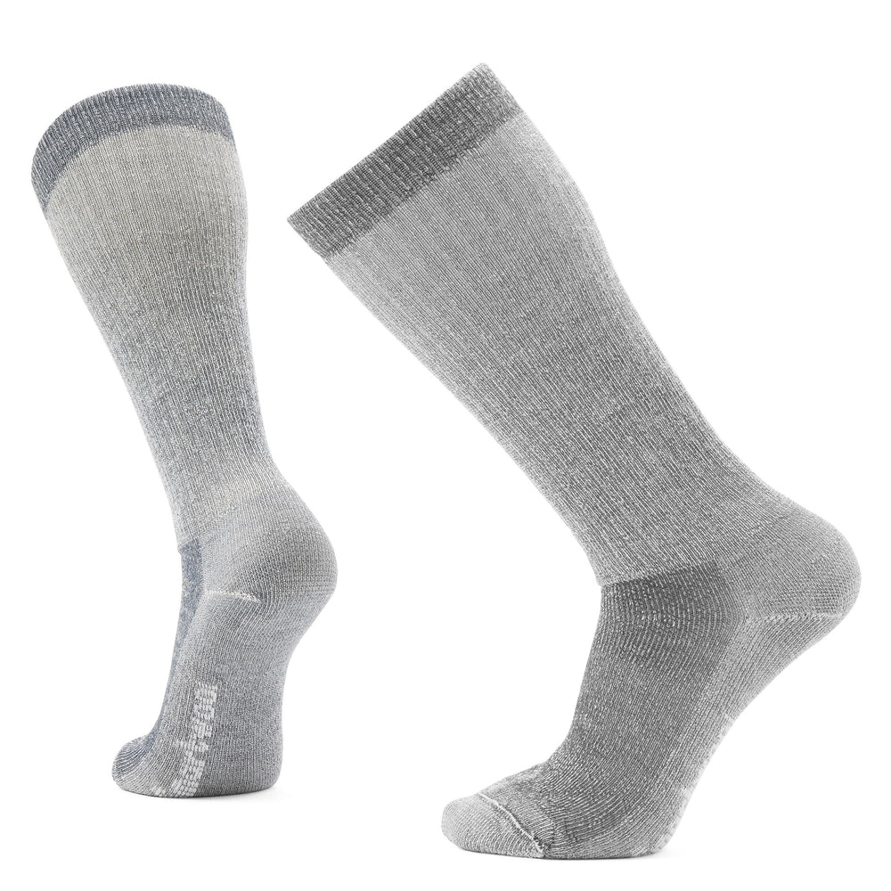 Smartwool Hike Classic Edition over-the-calf socks charcoal texture highlights breathable knit for all-day comfort
