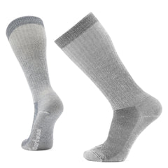 Smartwool Hike Classic Edition over-the-calf socks charcoal texture highlights breathable knit for all-day comfort