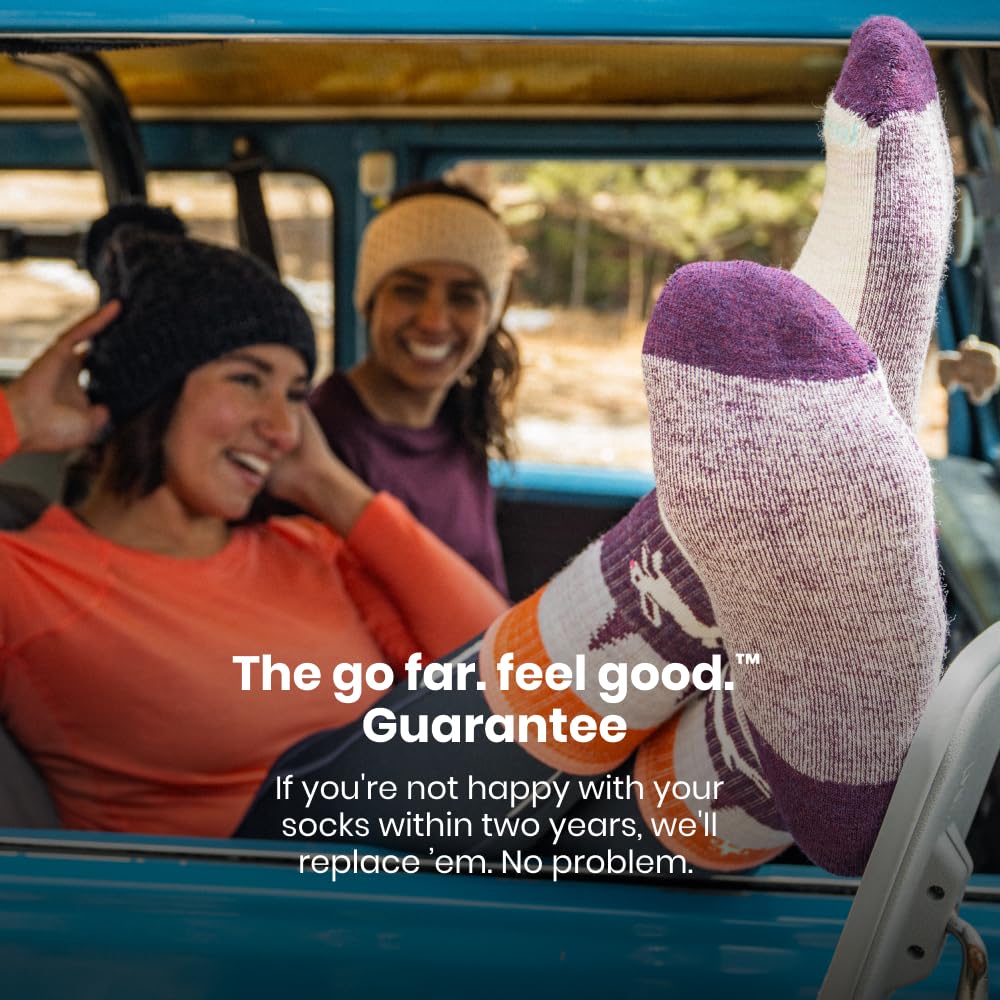 Smartwool Hike stripe design socks: stylish option for young hikers.