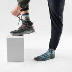 Smartwool indestructawool durability zones close-up on sock