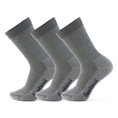 Smartwool Men's Hike Classic Edition socks show 2nd Cut yarn for sustainable comfort on hikes.