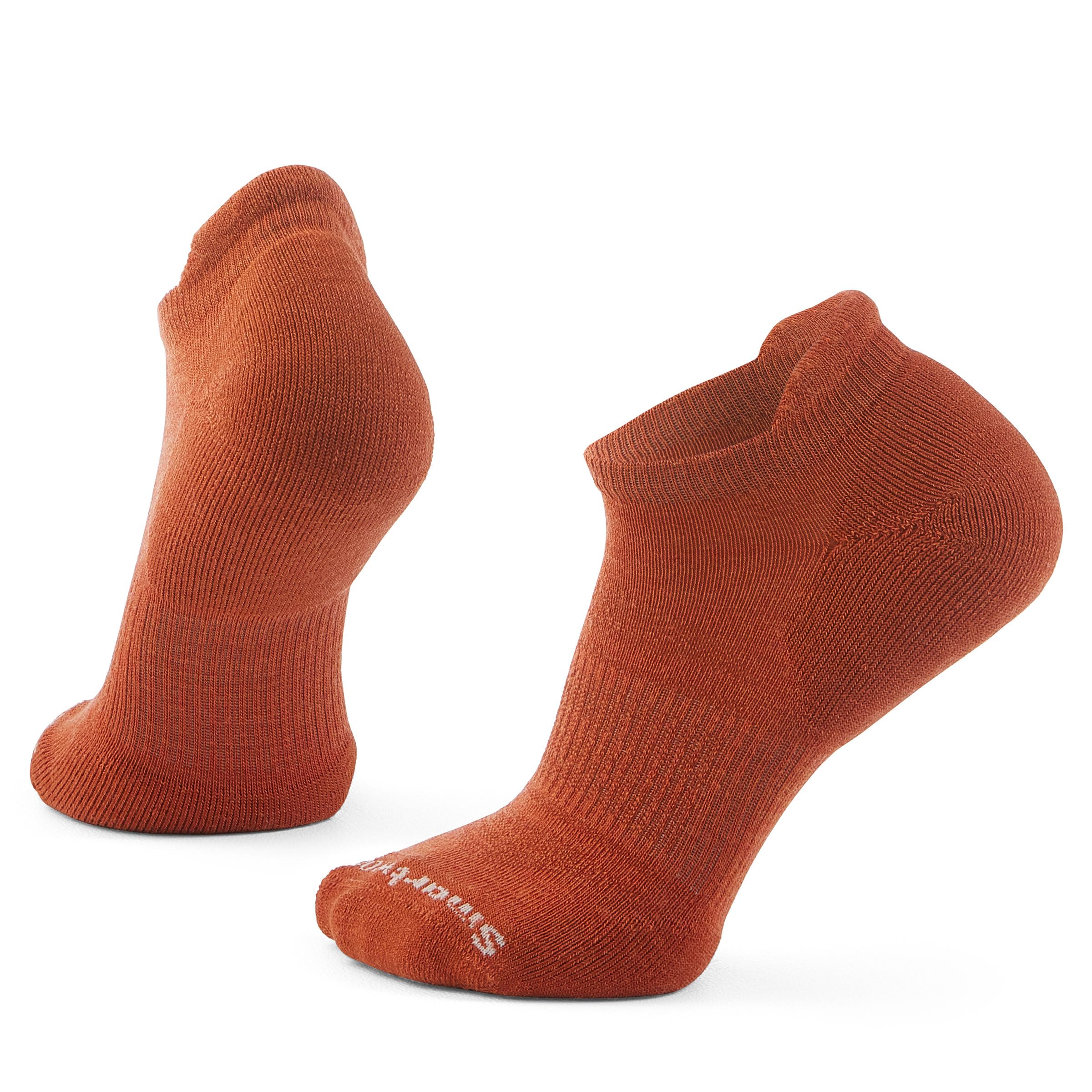 Smartwool Trail Run Neature Print Crew Socks in Twilight Blue with durable cushioning for rugged trails
