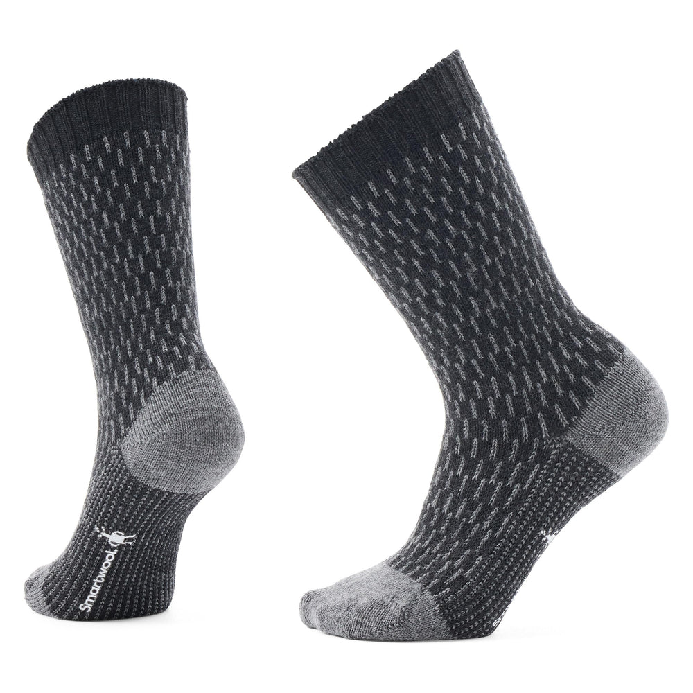 Smartwool everyday digi-tick crew charcoal knit texture for all-day comfort