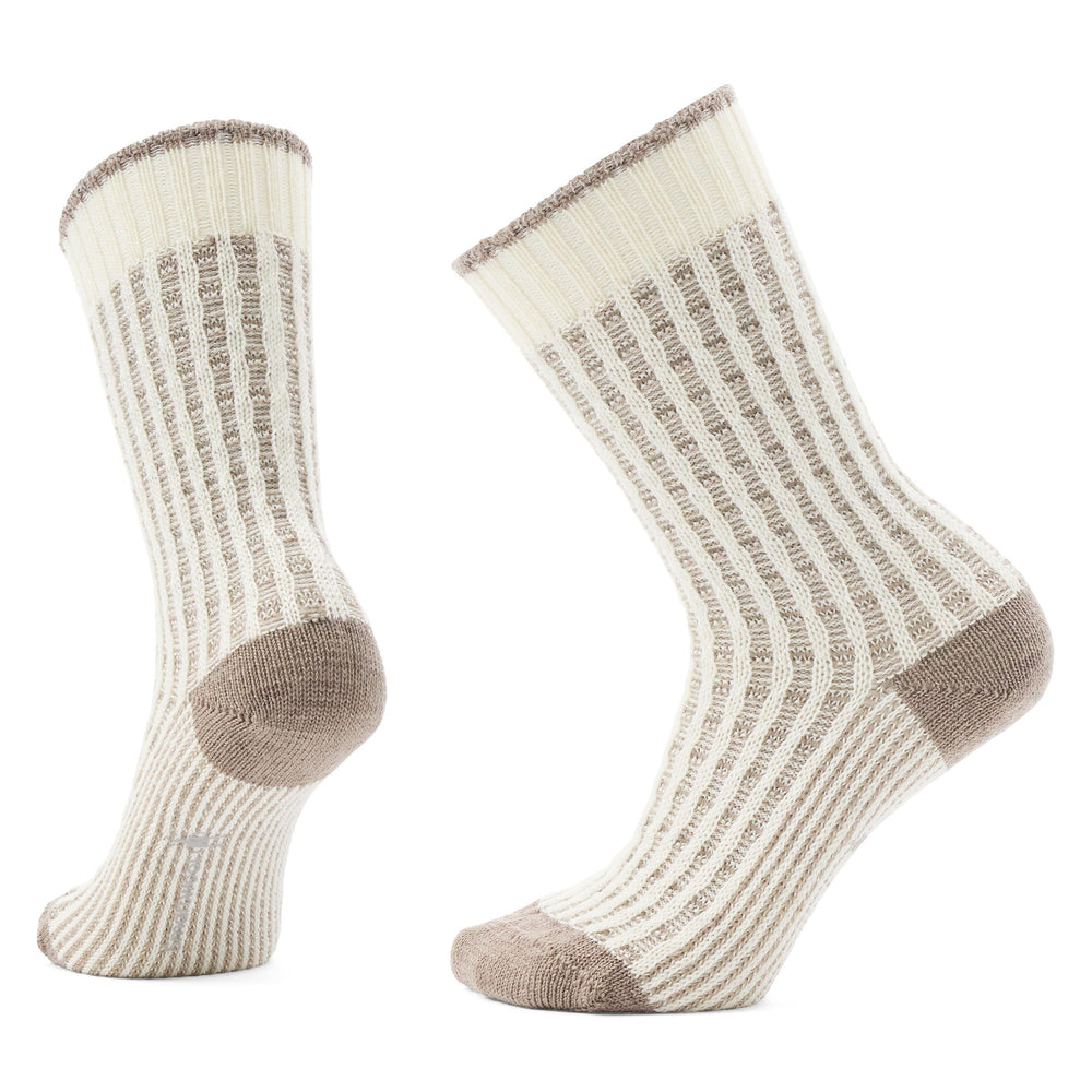Smartwool Everyday Waffle Press Crew Socks front view showing plush knit for all-day comfort