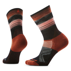 Smartwool women's bike cushion crew sock front view for cold-weather warmth