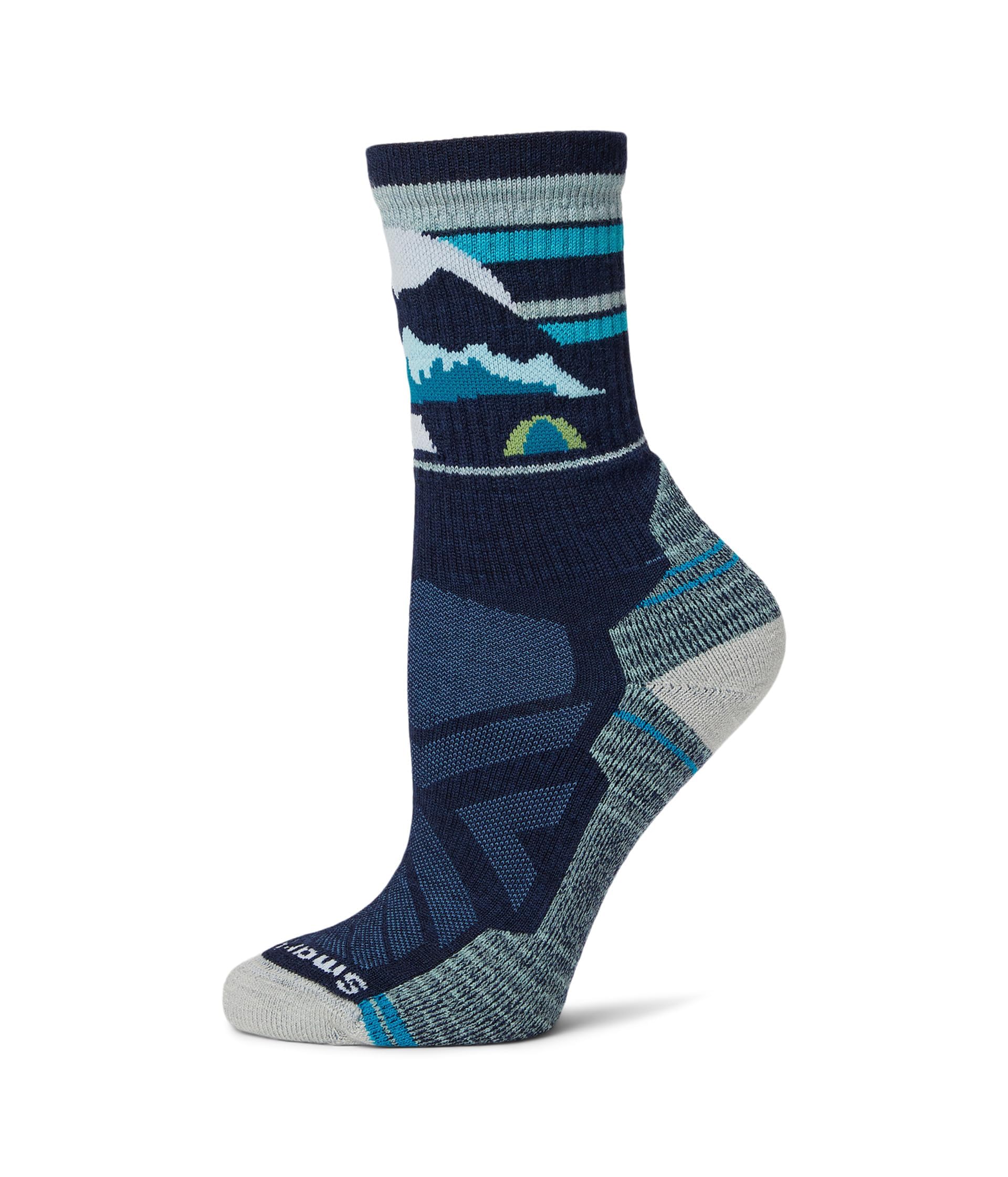 Smartwool Mountain Moon Crew sock for breathable comfort on hikes and all-day wear
