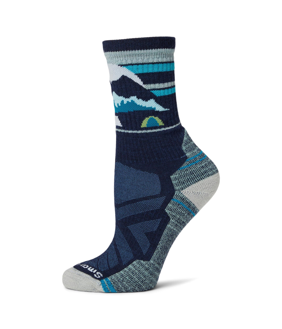 Smartwool Mountain Moon Crew sock for breathable comfort on hikes and all-day wear