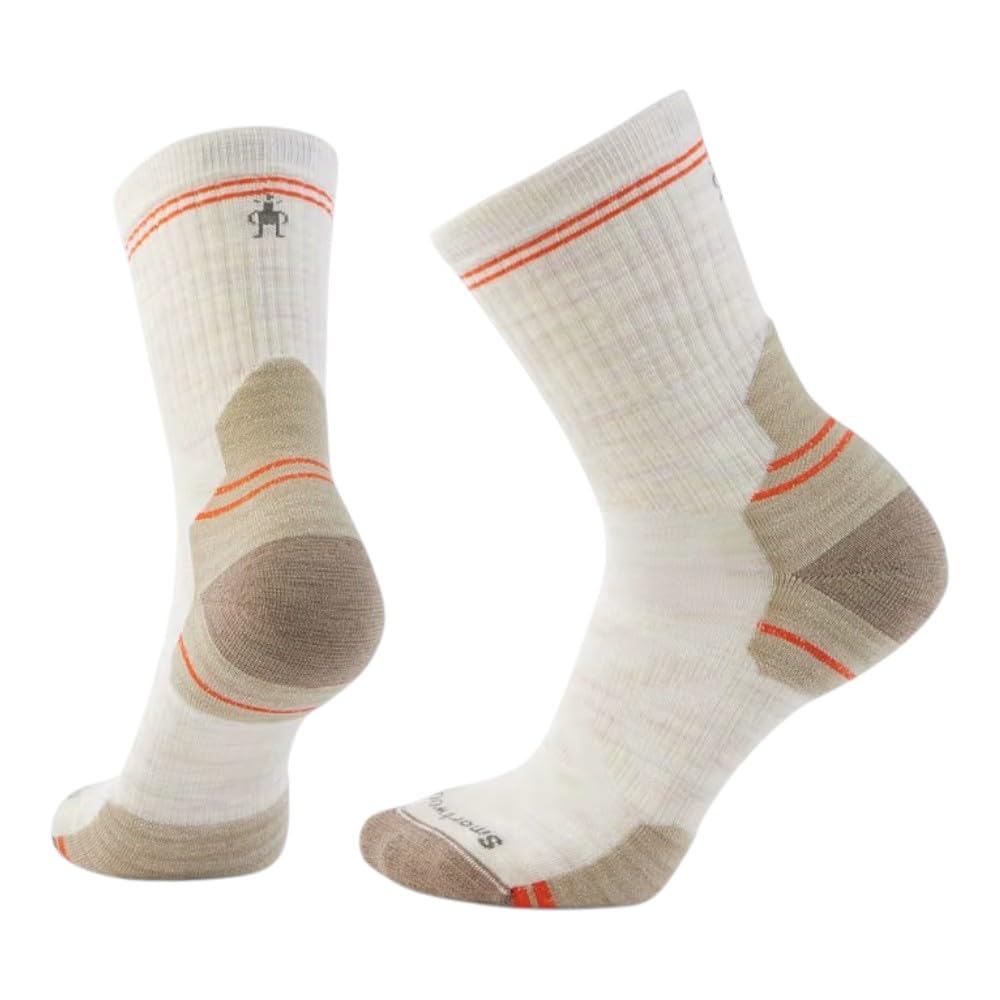 Smartwool Womens Hike Targeted Cushion Mid Crew Sock Moonbeam delivers durable comfort and breathable performance.