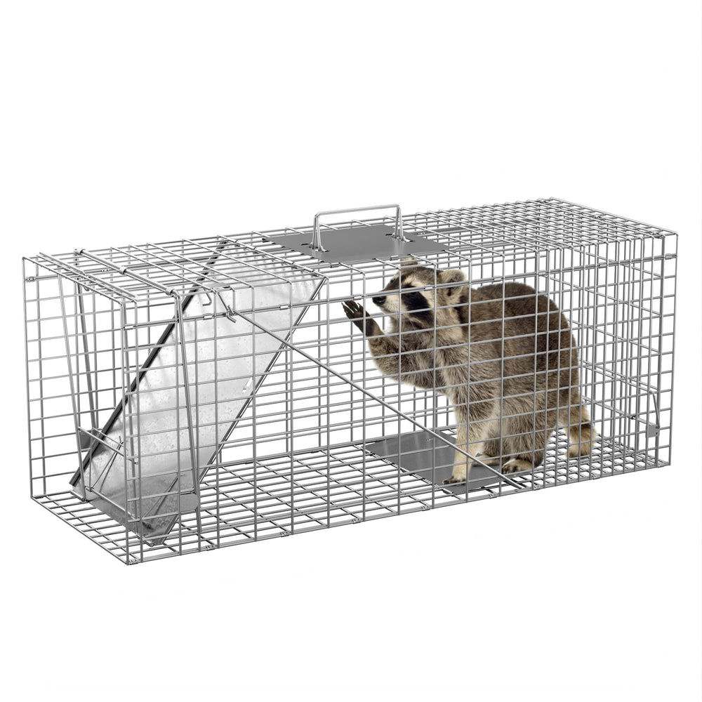 Smartxchoices 32-inch live animal trap easy bait setup for fast deployment.