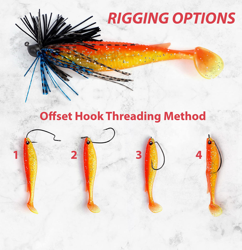 SMASHDIT swimbait rigged with jig head