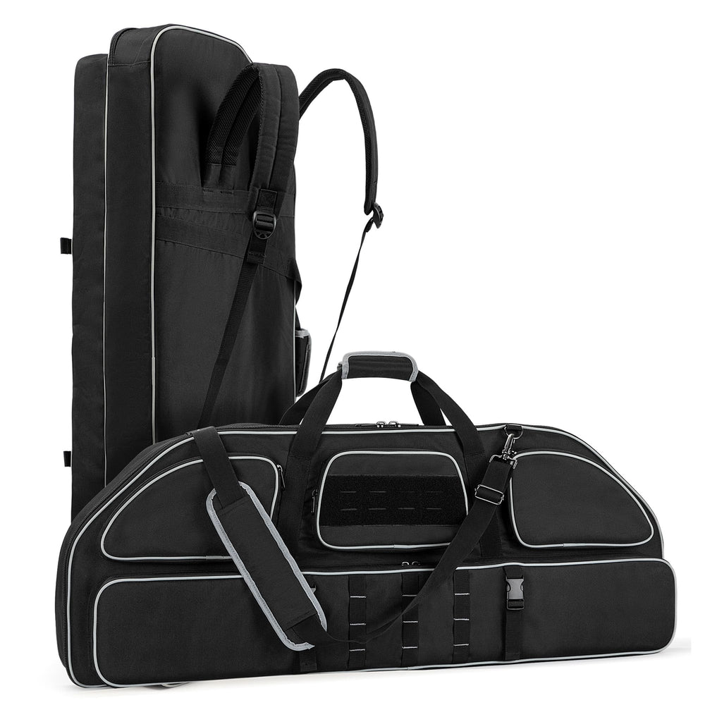 Smasrob padded soft bow case with outside arrow pocket for quick access on hunts.
