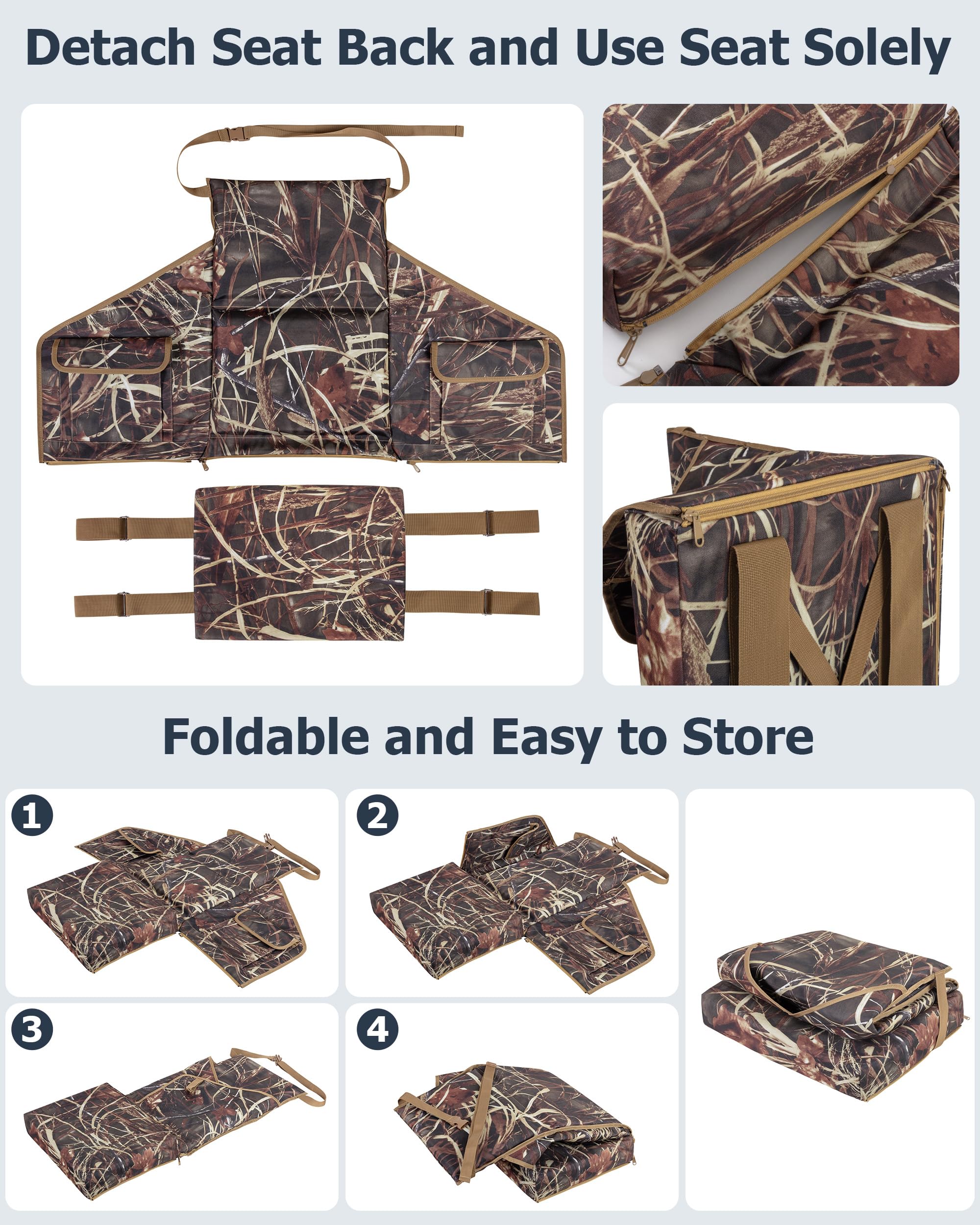 Smasrob seat-detachable-zipper shows versatile use as a standalone seat.