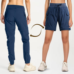 Smawell convertible hiking pants legs to shorts for warm trail days