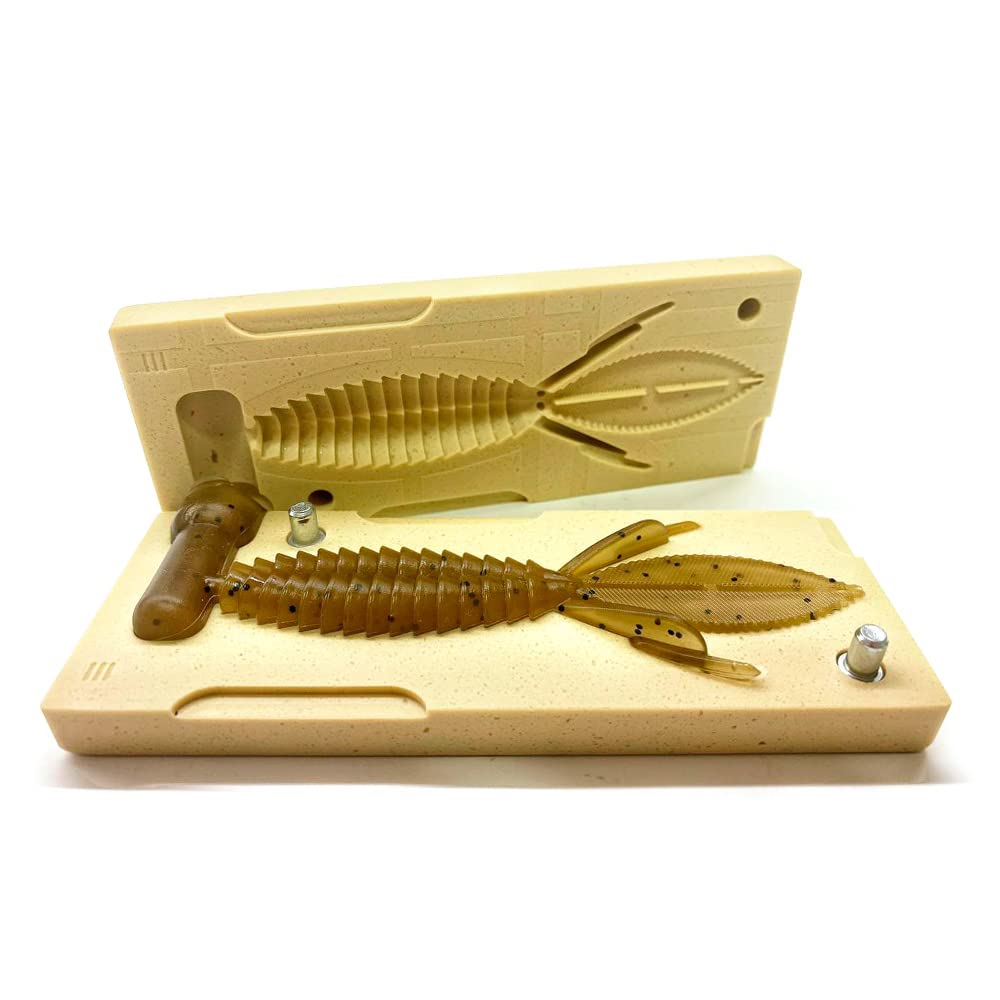 4.2 inch lure mold for custom soft plastic lures