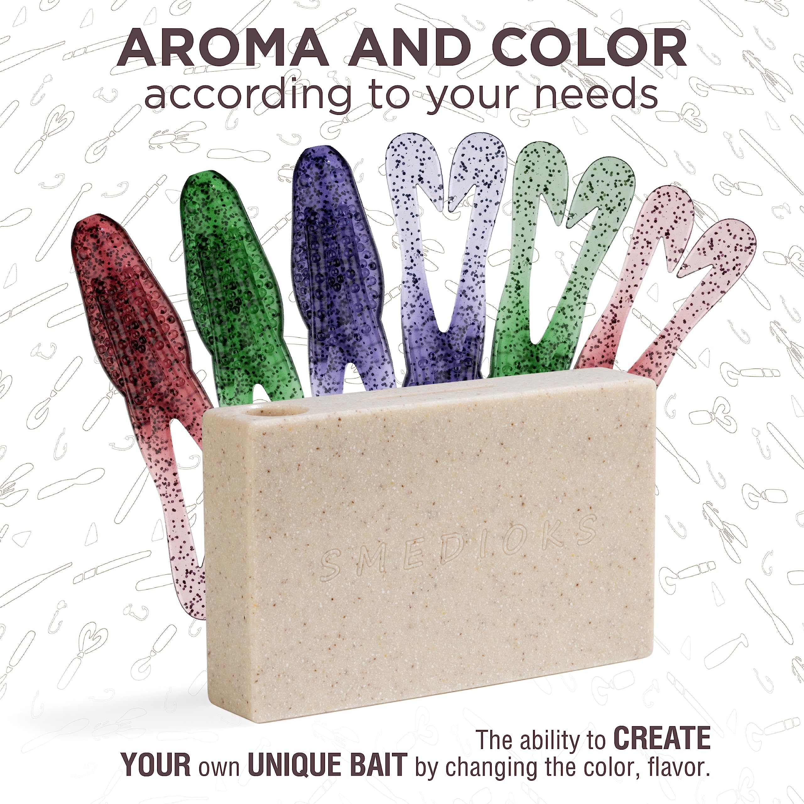 Smedioks beginner-friendly design makes high-quality lures quickly