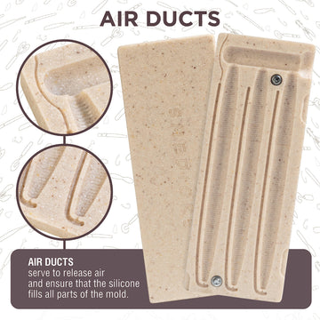 Compact, easy-to-use lure mold for home use