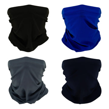 SMEHCF 4 cooling neck gaiter in royal navy front view for versatile outdoor protection