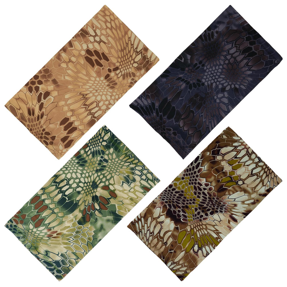 SMEHCF multipurpose bandanas showing neck, face, and head wear versatility